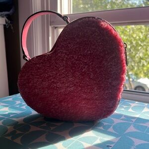 Kate Spade Sherpa Heart Crossbody